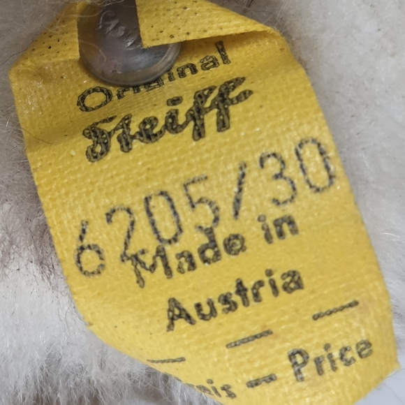 Steiff Vintage Plush Raccoon - Picture 4 of 8